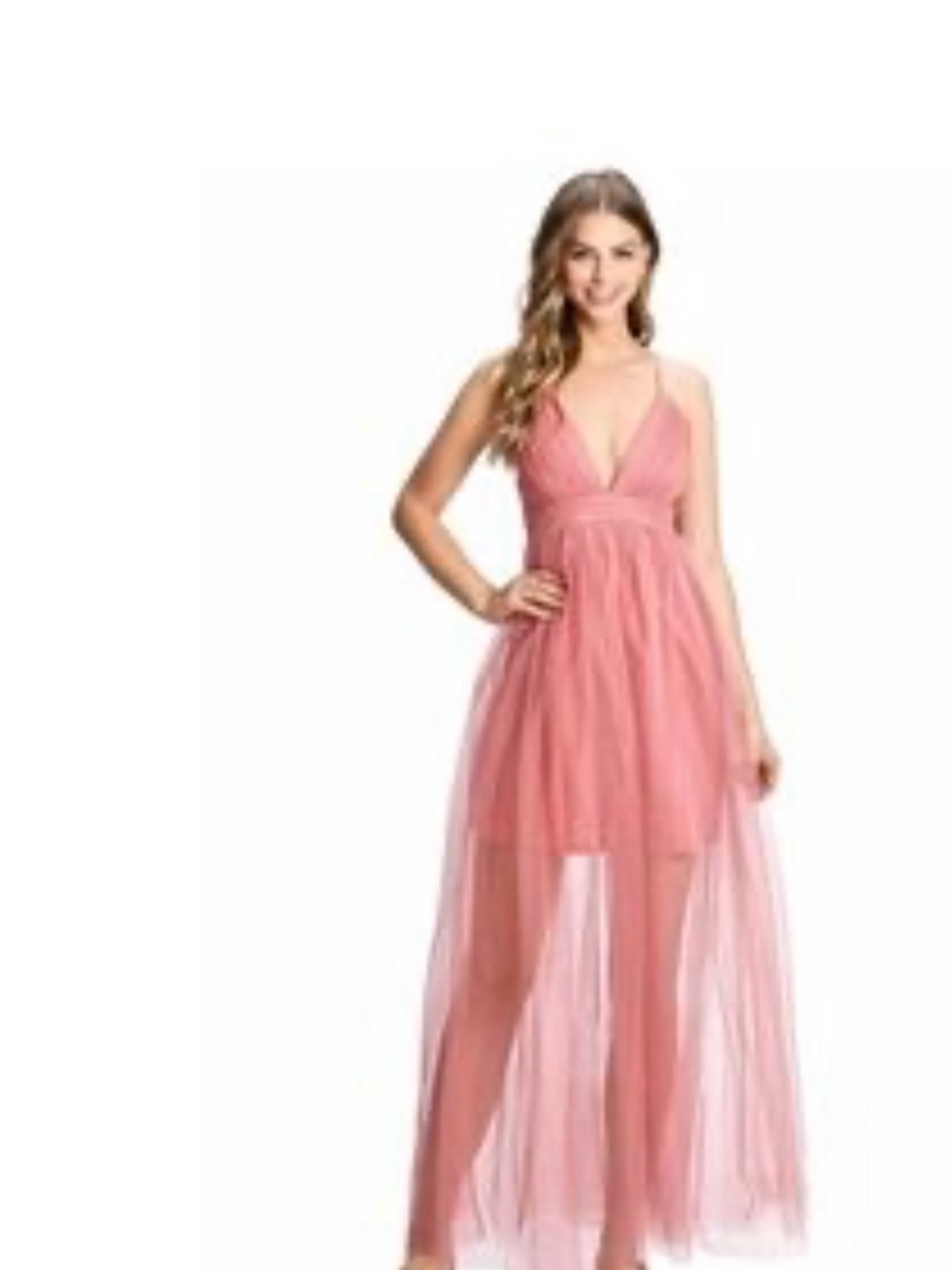 NWT Haute Monde Large Mauve Pink Special occasion/wedding guest dress